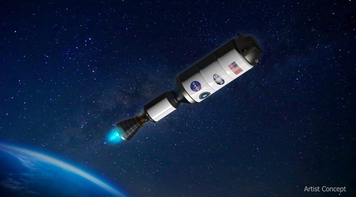 El propulsor nuclear de Rolls-Royce podría permitir viajes rápidos a la Luna y Marte