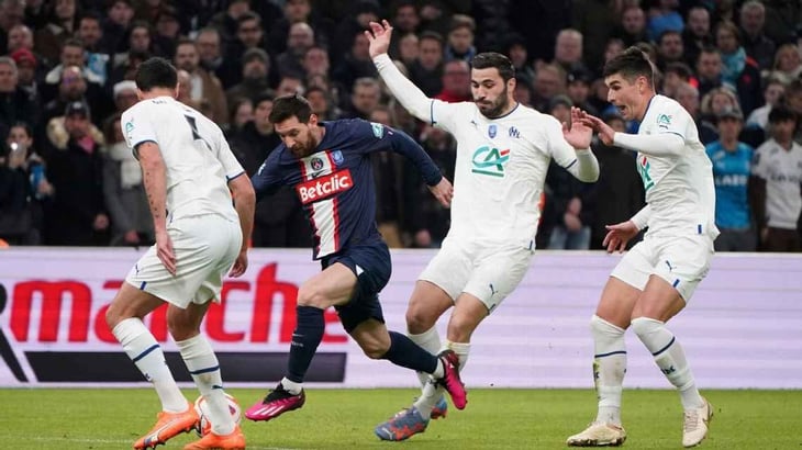 PSG perdió con Marsella en octavos de final de la Copa de Francia
