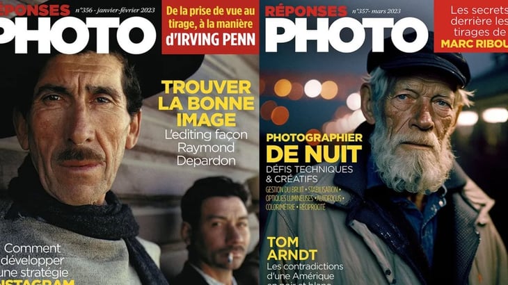 Dos portadas de una revista son espectaculares, pero una la hizo una IA