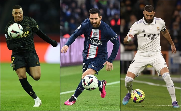 Benzema, Mbappé y Messi, los tres finalistas al premio The Best