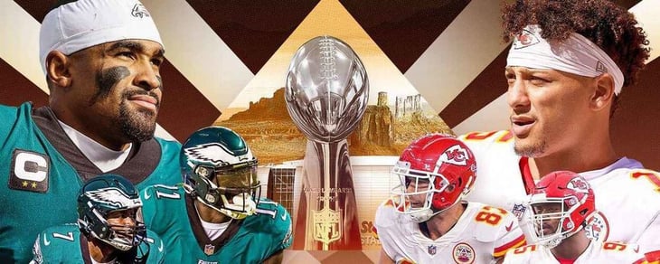 Eagles favoritos sobre los Chiefs para ganar el Super Bowl el dia de hoy