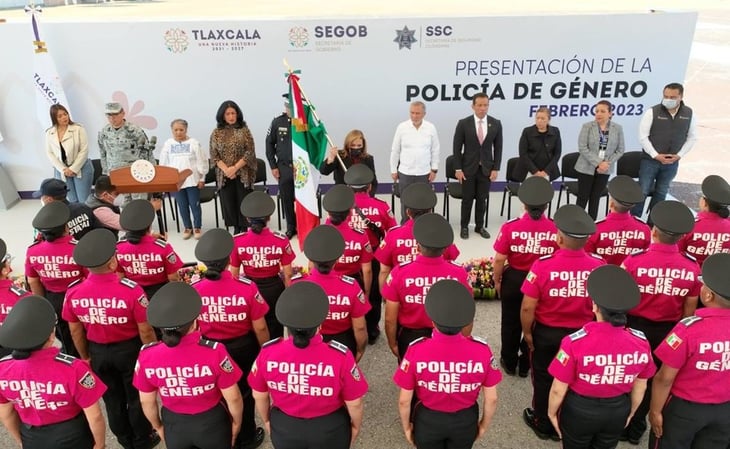 Al sumar 2 feminicidios en lo que va de 2023, Tlaxcala presenta cuerpo de policía de género
