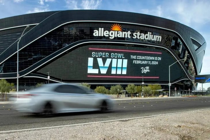 NFL entrega estafeta del Super Bowl 2024 a la ciudad de los casinos, Las Vegas Nevada