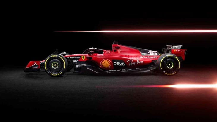 Ferrari presentó su nuevo monoplaza en la pista