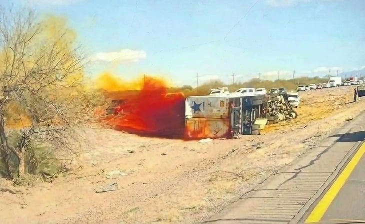 ¡Otro! accidente reportan con  sustancias tóxicas en Tucson 