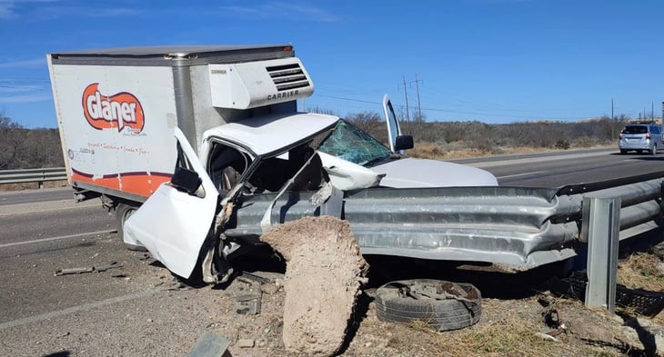 Operador de camión de alimentos se salva en carreterazo
