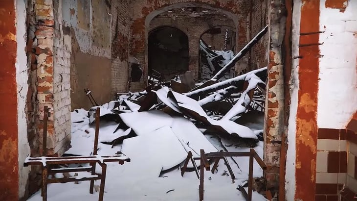 Un paseo en 4K por las ruinas de Izium, una de las primeras ciudades ucranianas invadidas por Rusia