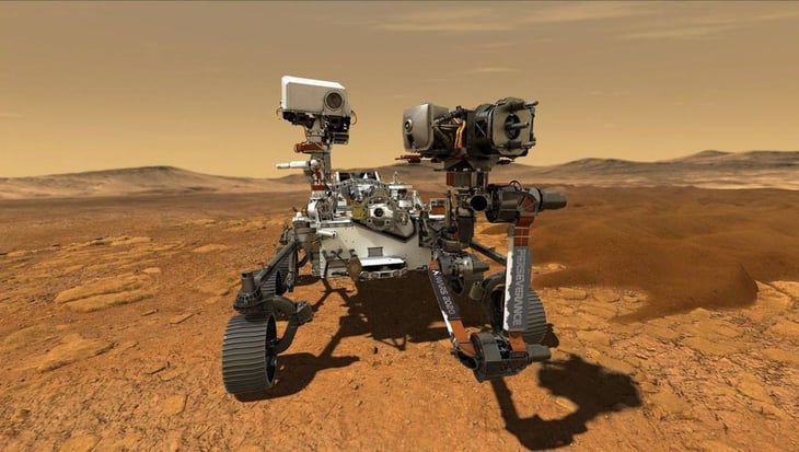 Perseverance, el róver que explora Marte, tomó más de 300 fotos de ese planeta