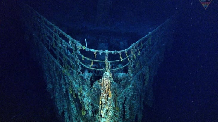 Salen a la luz imágenes nunca vistas del naufragio del Titanic de 1986