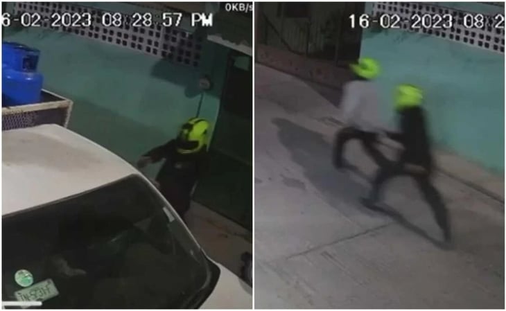 VIDEO muestra salto a repartidor de gas en Soledad; le disparan y se estampa contra vivienda