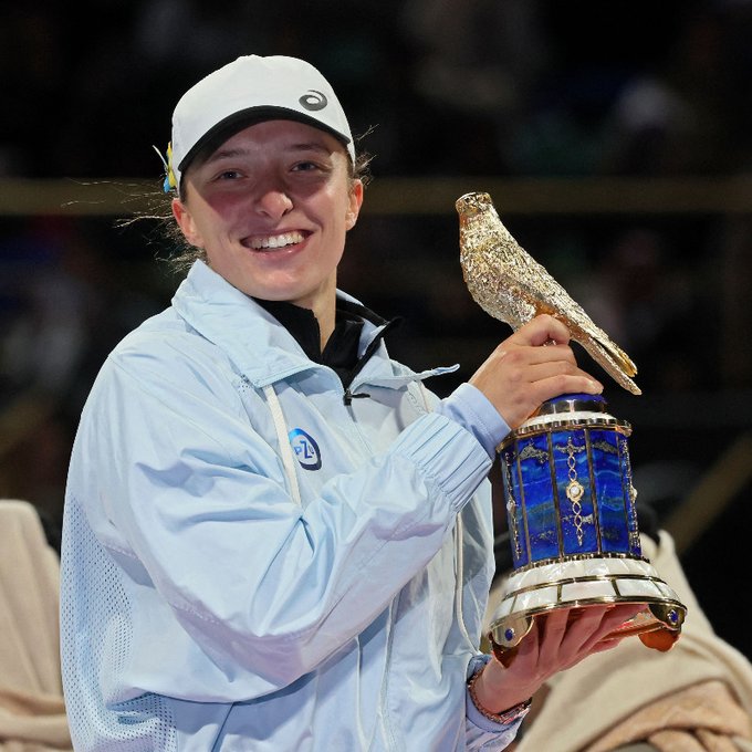 Iga Swiatek refrendó su título del WTA de Qatar