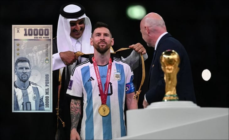 En Argentina quieren tener un billete dedicado a Lionel Messi y Qatar 2022; esto valdría en México