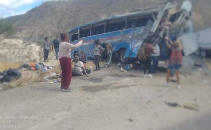 Reportan grave accidente en la carretera Oaxaca-Cuacnopalan