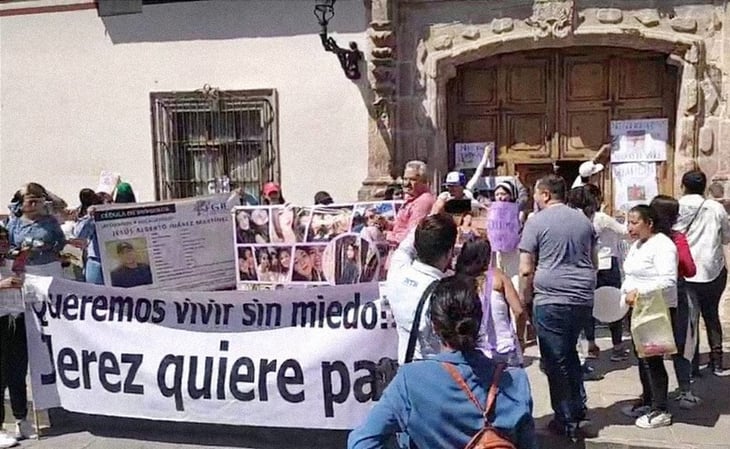 Marchan por la paz y desaparecidos en Jerez, Zacatecas