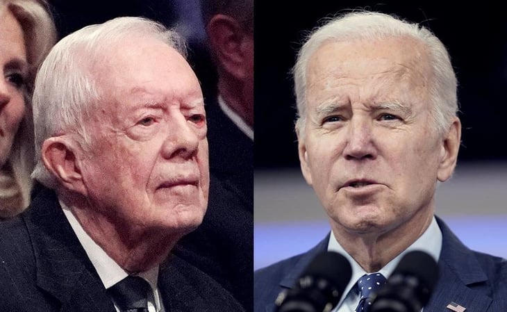 Biden envía mensaje de apoyo a Jimmy Carter  y reza por él