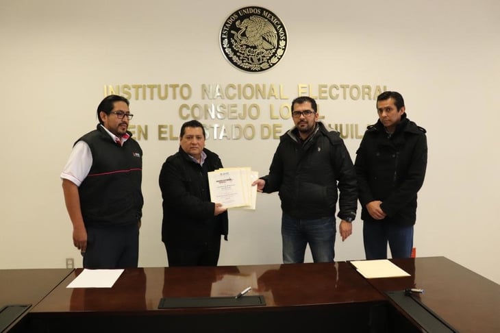 INE Coahuila entrega la Lista Nominal de Electores para Revisión a los partidos políticos