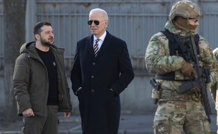 Joe Biden anuncia nuevas entregas de armas a Ucrania en una visita sorpresa a Kiev