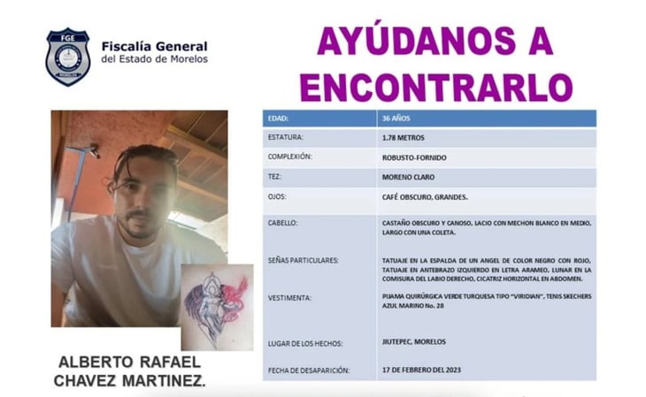 Familiares exigen a Fiscalía de Morelos buscar a médico desaparecido desde el 17 de febrero