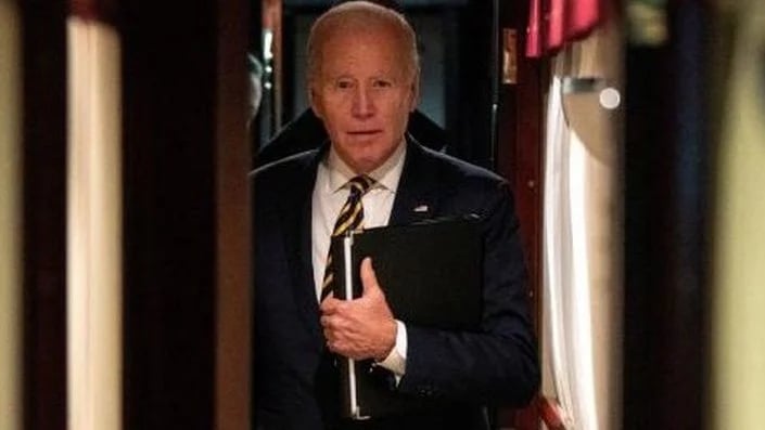 Un aviso a Moscú y 10 horas en tren: cómo fue el viaje secreto de Joe Biden a Ucrania