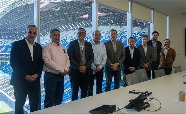 El presidente de la Liga MX visita las instalaciones de Rayados y se reúne con su nueva directiva