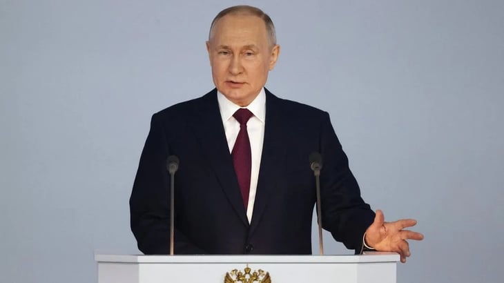 Putin suspende tratado de armas nucleares con EU; acusa a Ucrania y Occidente de empezar la guerra