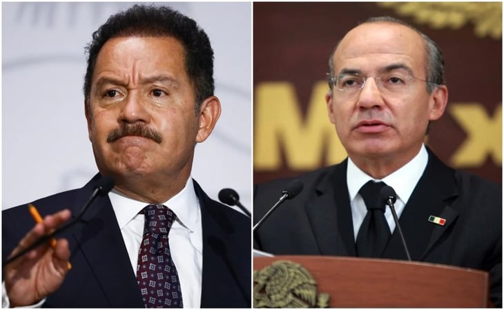 Ante el silencio de Felipe Calderón por caso García Luna, Mier lo reta a aparecer en marcha por el INE