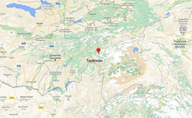 Sismo de magnitud 6.8 estremece el este de Tayikistán