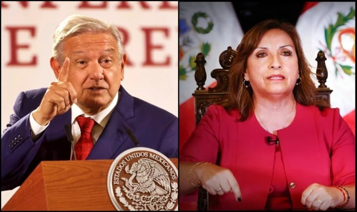 AMLO llama a Dina Boluarte 'presidenta espuria de Perú'; acusa que gobierna con 'bayonetas y represión'