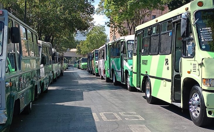 Defensa del INE: Convirtieron en estacionamiento el Paseo de la Reforma; llegaron más de 250 camiones