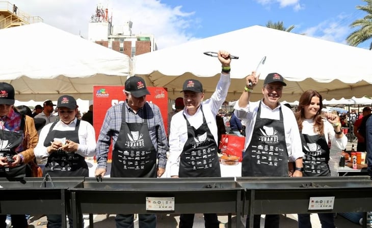 Hermosillo obtiene Récord Guinness por la carne asada más grande del mundo