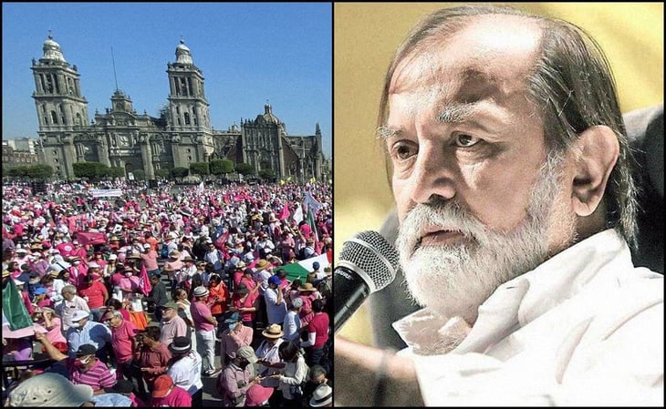 'Marcharon bajo la sombra de García Luna', afirma Epigmenio Ibarra tras movilización por el INE