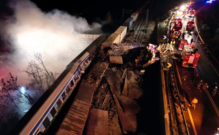 Choque de trenes en Grecia deja al menos 16 muertos