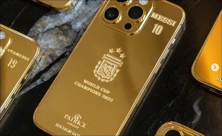 Messi regalará iPhones dorados a la selección de Argentina campeona en Qatar 2022