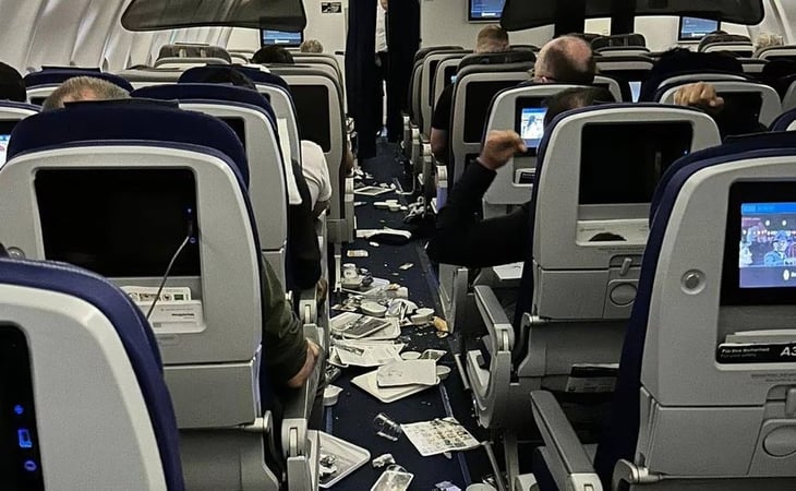 Hospitalizan a 7 pasajeros tras sufrir lesiones por turbulencia durante vuelo en EU