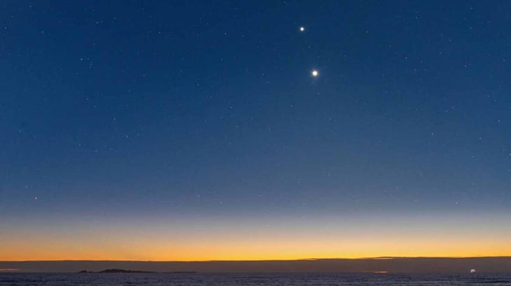 Conjunción entre Venus y Júpiter: un fenómeno astronómico espectacular