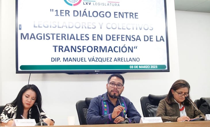 Llaman legisladores de Morena a maestros a consolidar la transformación de México