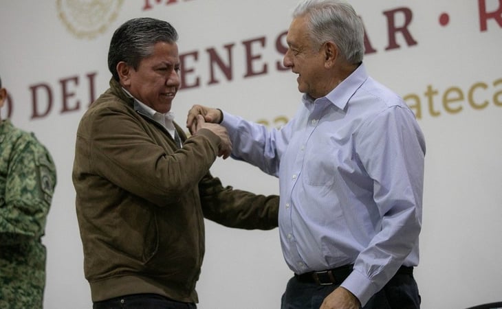 AMLO se reúne con gobernador Monreal y refrenda compromiso para apoyar a Zacatecas en seguridad