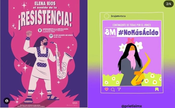 María Elena Ríos, activista de Oaxaca, convoca a marchar este 8M en CDMX contra la violencia ácida