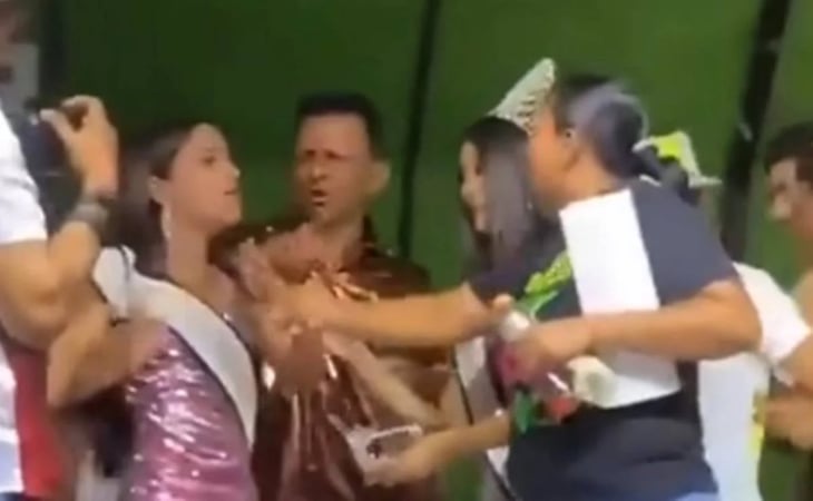 Miss de Colombia pierde el concurso y se le va a golpes a sus compañeras