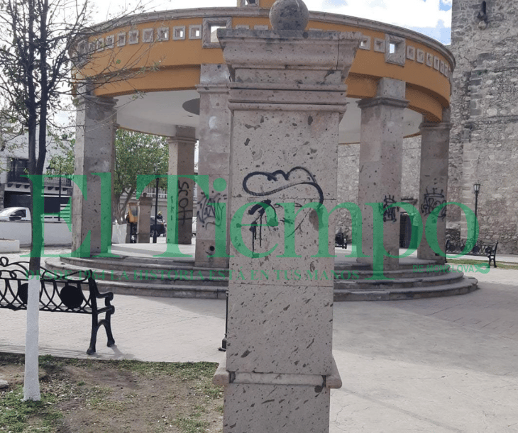 Plazas y espacios públicos de Monclova son vandalizados