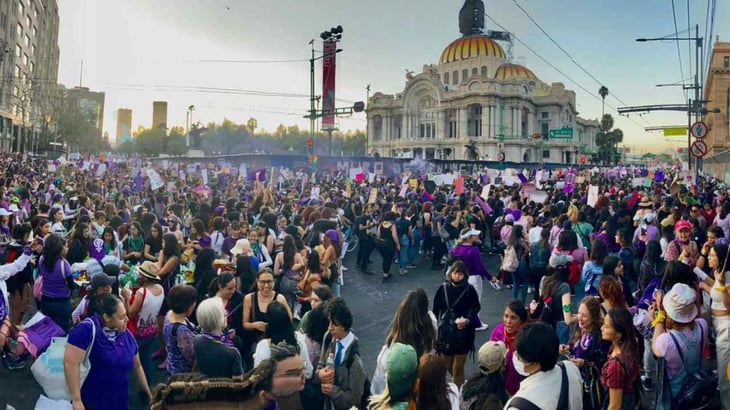 Asisten 90 mil personas a marcha del 8M en la CDMX: Secretaría de Gobierno local