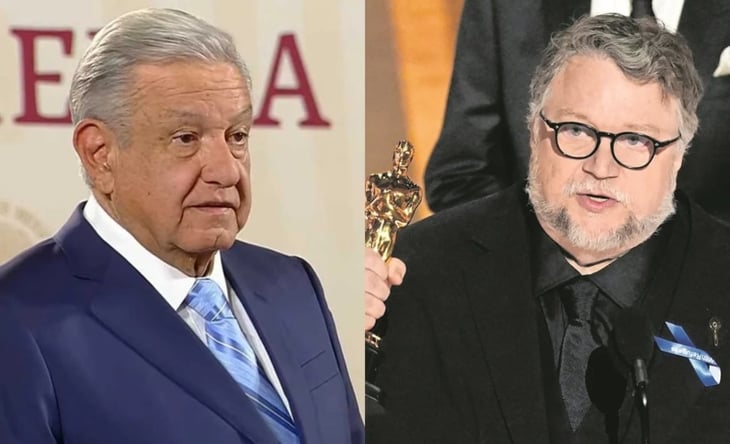 AMLO felicita a Guillermo del Toro por ganar un Oscar con su versión del clásico 'Pinocho'