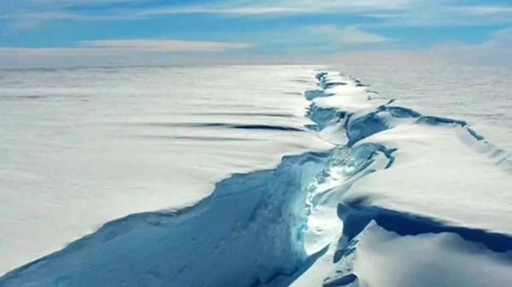 Las primeras imágenes del iceberg A81 revelan la magnitud de la placa de hielo a la deriva