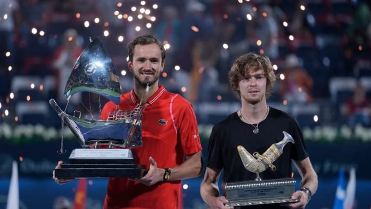 Daniil Medvedev y Andrey Rublev se enfrentarán en el Tennis Showdown en México