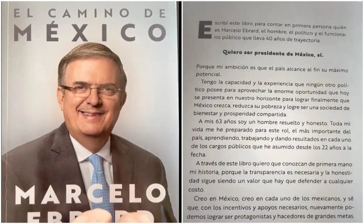 Marcelo Ebrard alista aspiración presidencial con libro autobiográfico