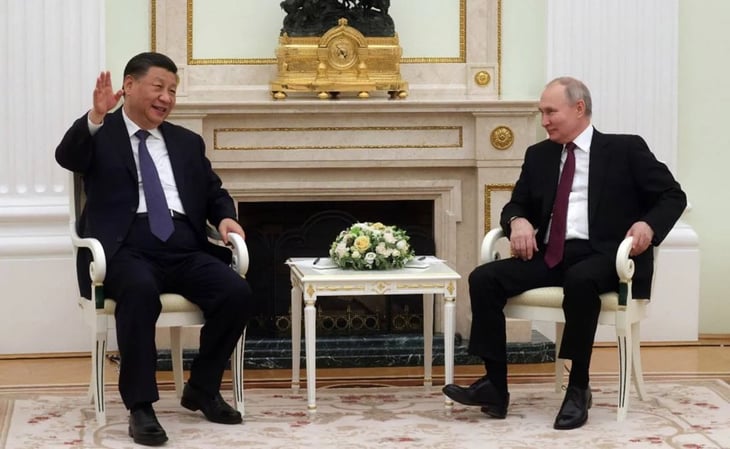 Putin y Xi Jinping comienzan negociaciones formales en el Kremlin