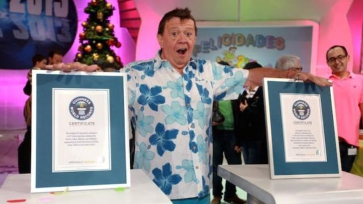 Logró Xavier López “Chabelo” dos récord Guinness