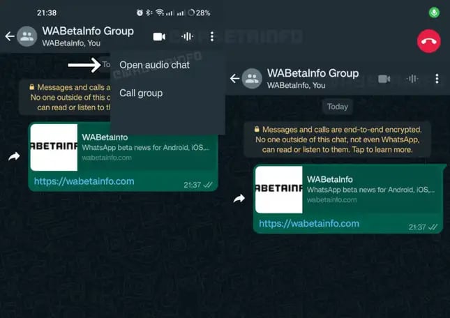 WhatsApp trabaja en una función de 'chats de audio' que podría ser similar a Discord