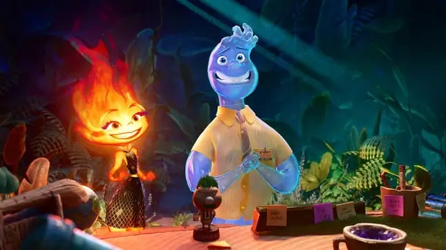 Tráiler de Elemental, la nueva y colorida película de Pixar sobre una relación que parece imposible