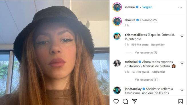 Qué significa 'Chiaroscuro', la palabra que ha puesto de moda Shakira